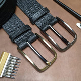 Texture Leather Belt | Handmade