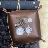 Handmade Leather Gadget Tray - GT-01
