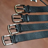 Texture Leather Belt | Handmade