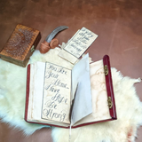 Hand Carved  Antique Style Notebook | Handmade