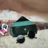 Leather Gift Box Green Set