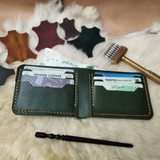 Leather Gift Box Green Set