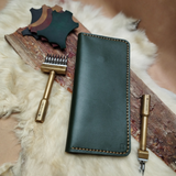 Leather Gift Box Green Set