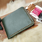 Leather Gift Box Green Set
