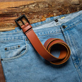 Leather Belt Plain | Handmade