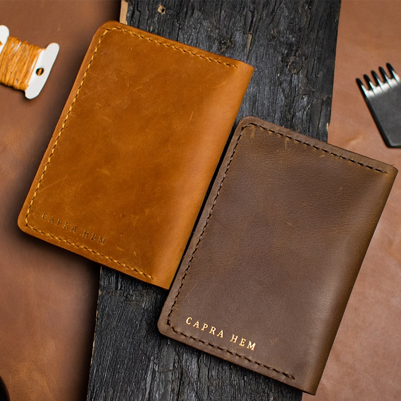 Vertical Bifold Wallets VBW-01 | Handmade