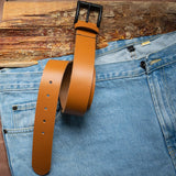 Leather Belt Plain | Handmade