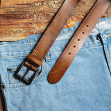 Leather Belt Crazy Horse | Handmade