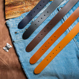 Leather Belt Plain | Handmade