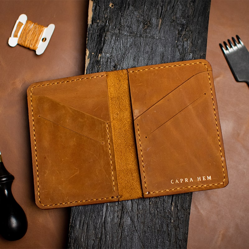 Vertical Bifold Wallets VBW-01 | Handmade