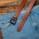 Leather Belt Plain | Handmade