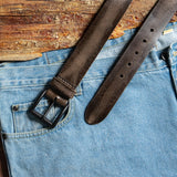 Leather Belt Crazy Horse | Handmade