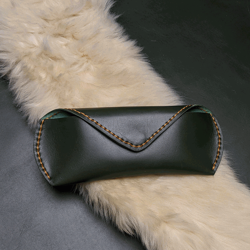Handmade Leather Eyewear case | Handmade