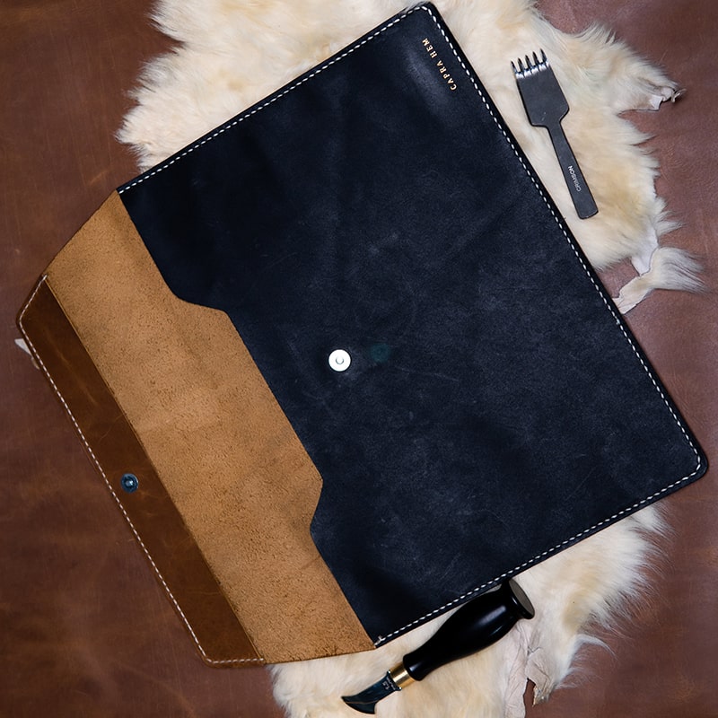 Laptop Sleeve 13 Inches LS02 Handmade CAPRAHEM