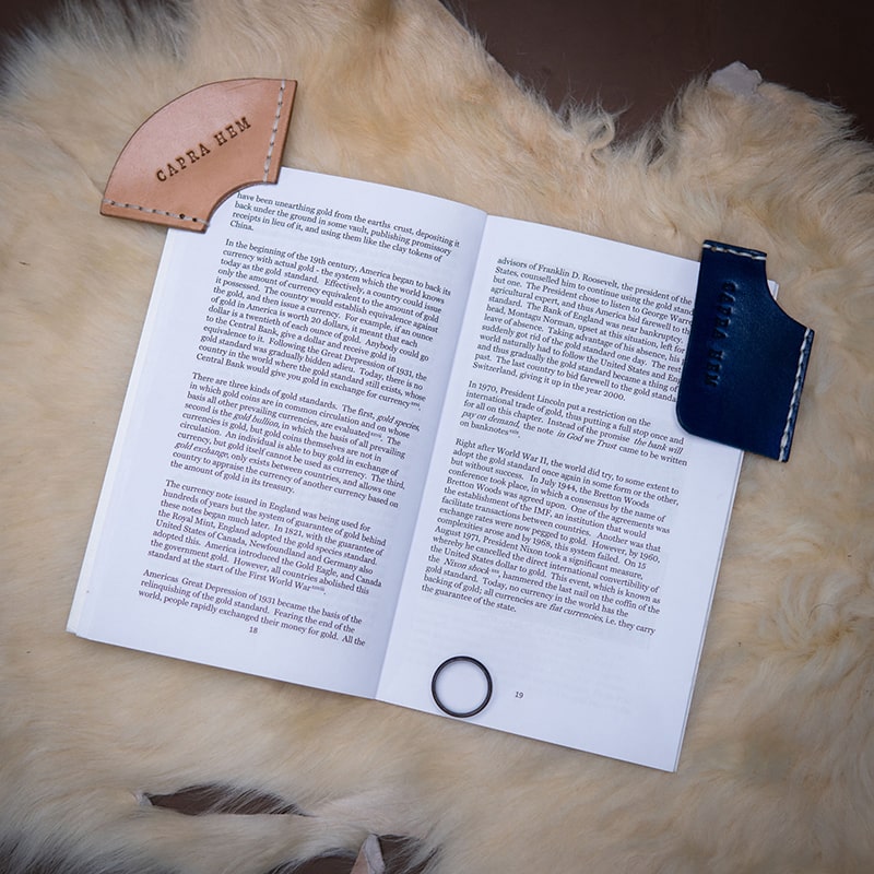 Leather Book Marker - LBM-01 | Handmade