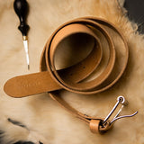 Leather Belt Chrome Tan | Handmade