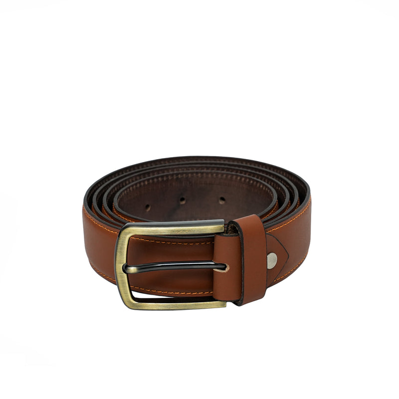 Leather Machine Stitch Belt