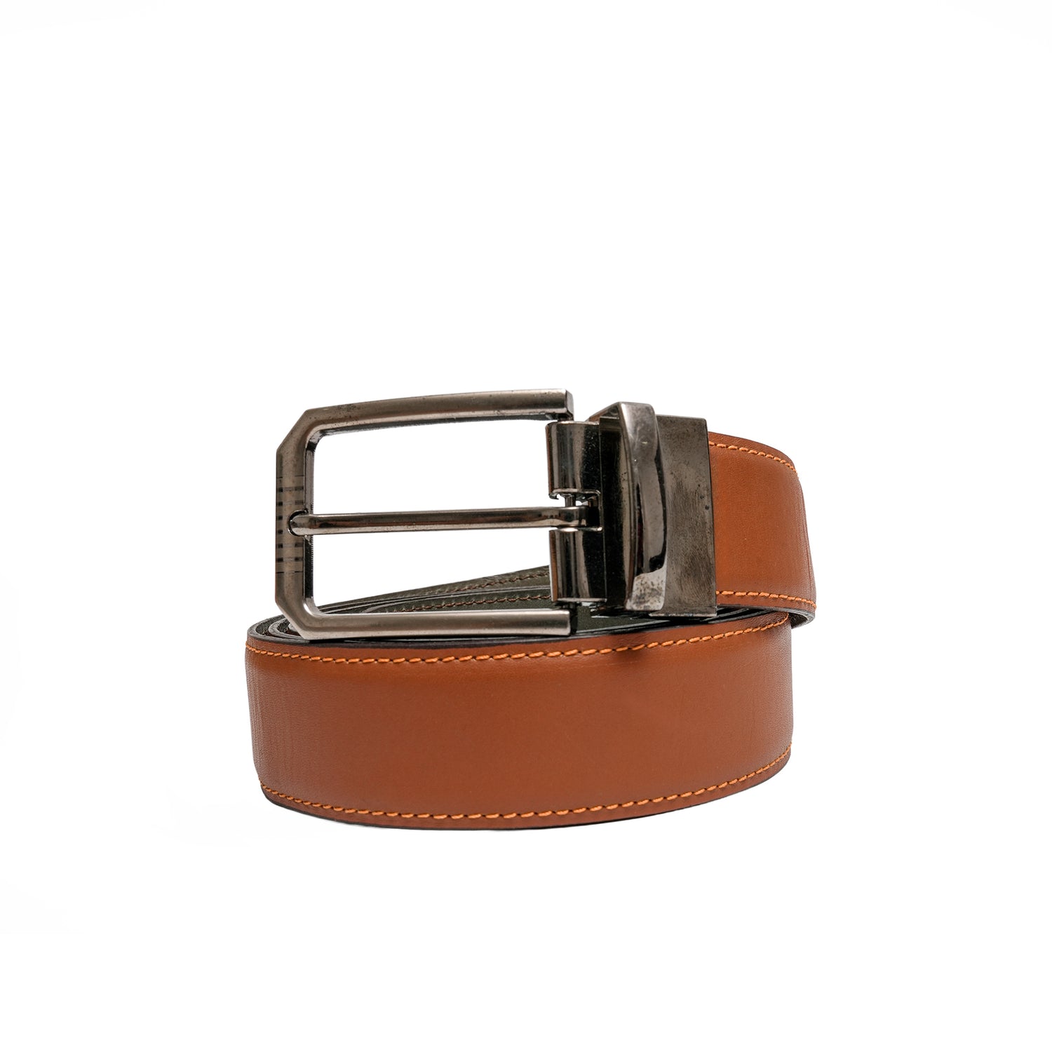 Leather Machine Stitch Belt