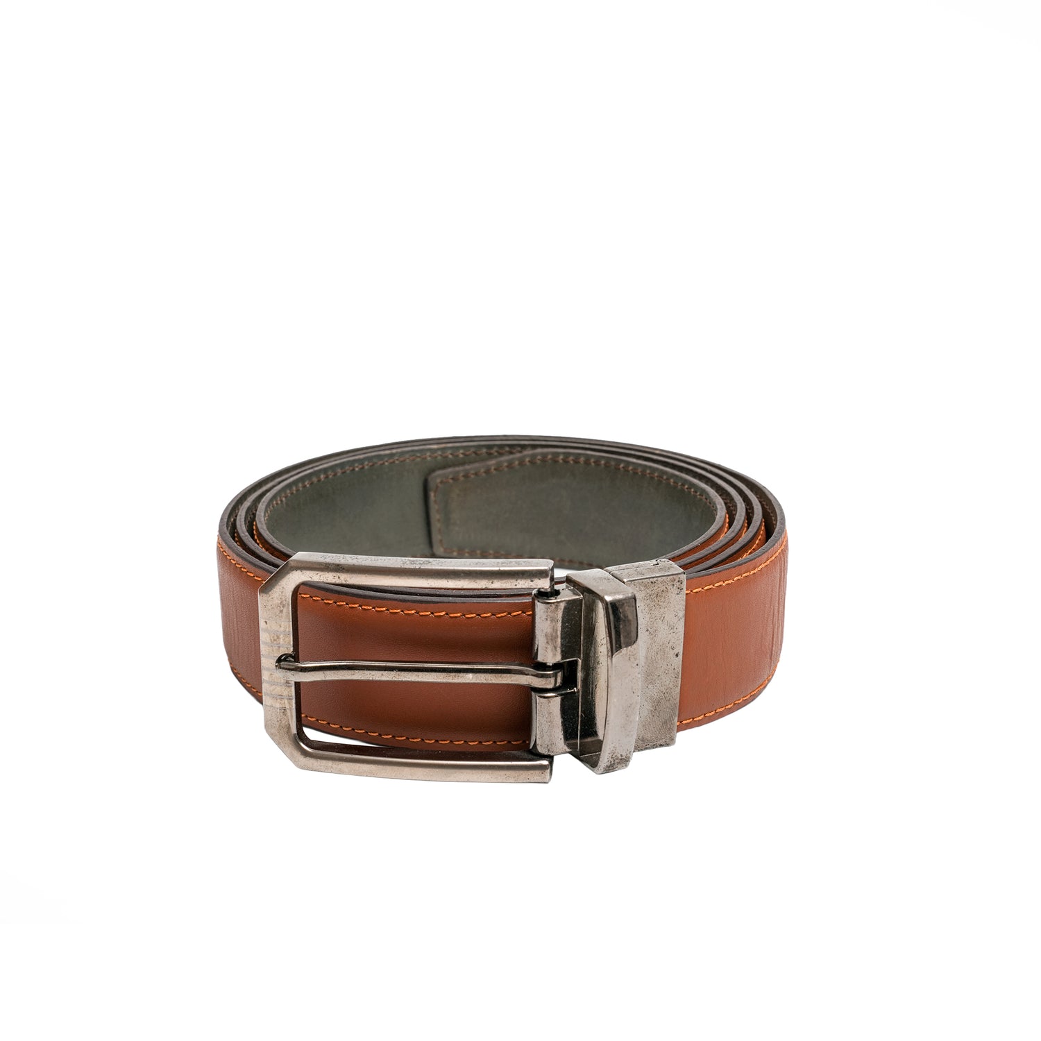 Leather Machine Stitch Belt