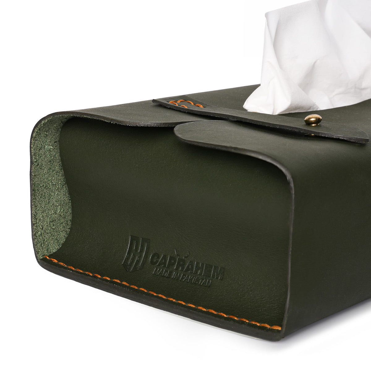 Tissue Box Cover [ Handmade Leather Case ] - TB-01