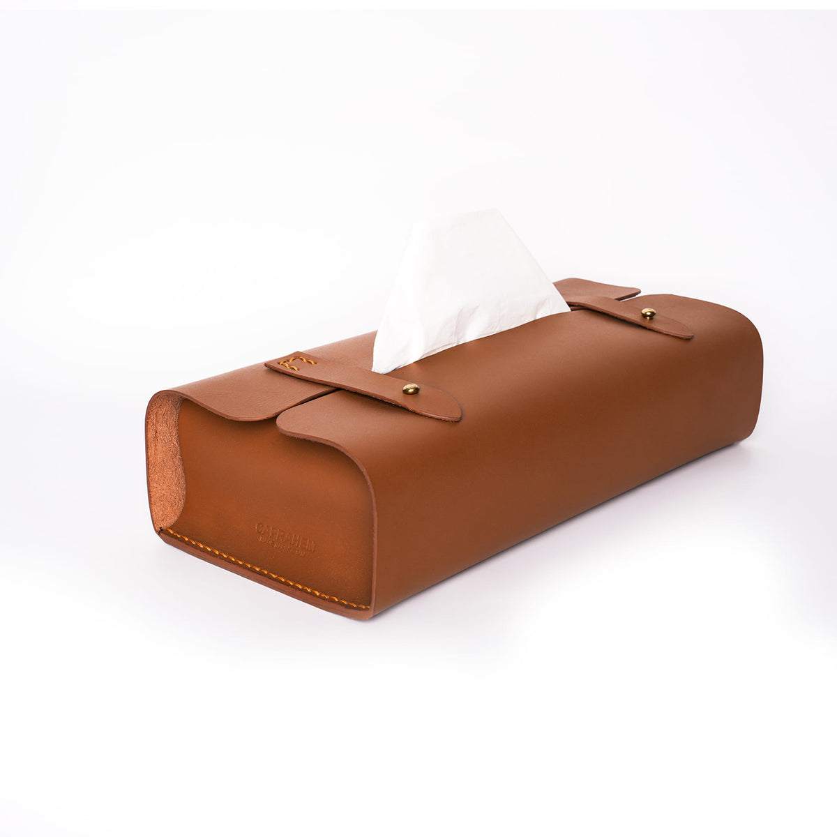 Tissue Box Cover [ Handmade Leather Case ] - TB-01