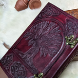 Hand Carved  Antique Style Notebook | Handmade