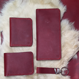 Leather Gift Box Red Set