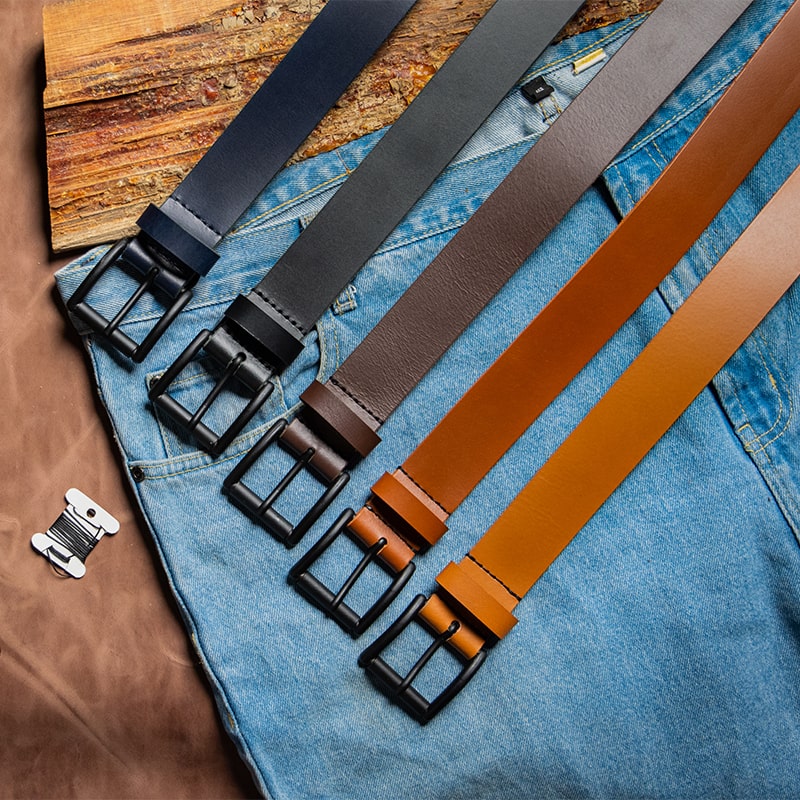 Leather Belt Plain | Handmade