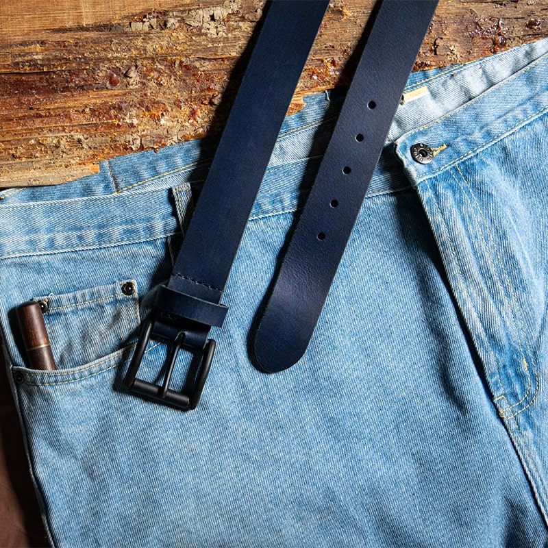 Leather Belt Plain | Handmade