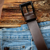 Leather Belt Plain | Handmade