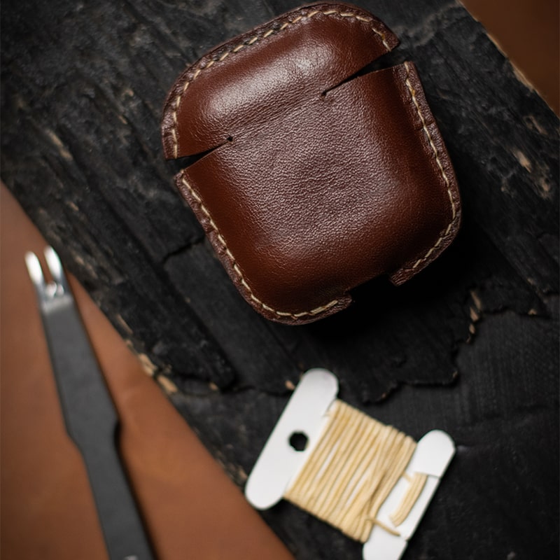 Handmade Leather Case For Apple Airpods [ Customize Order ] | Handmade