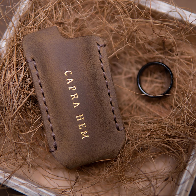 Lighter Leather Cover LLC-01 | Handmade