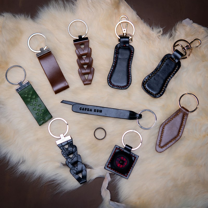 Leather Keychains